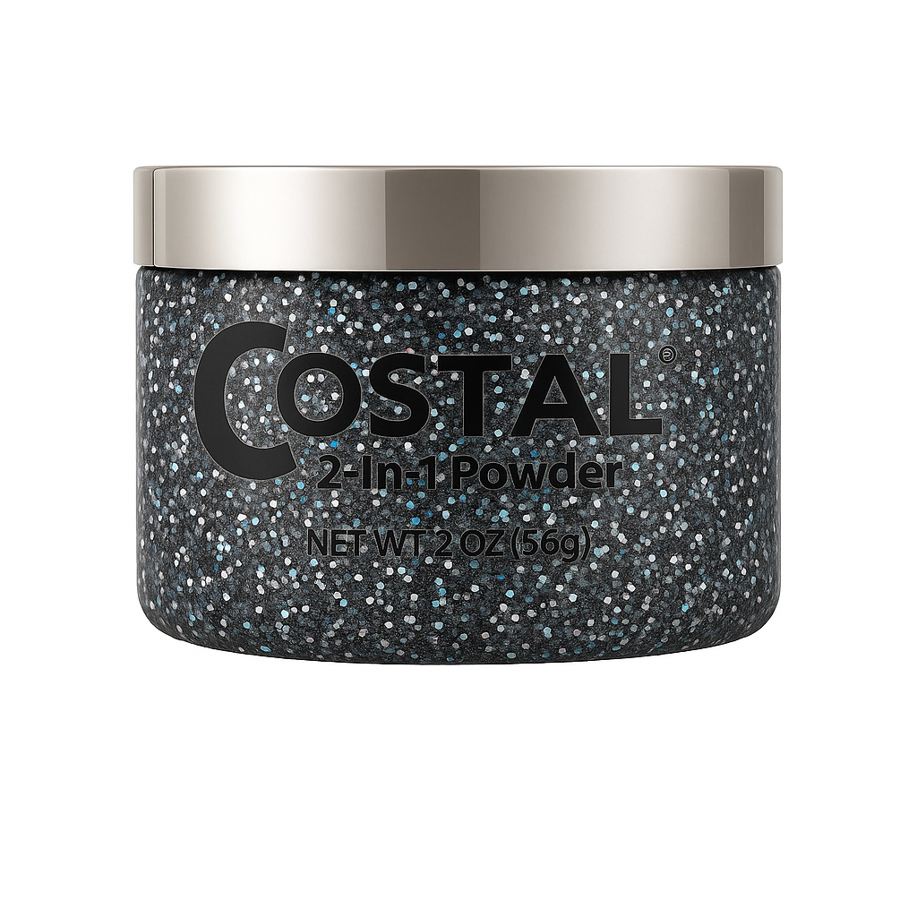 Costal Matching Dip Powder 2 oz. - 407 Black Diamond Star