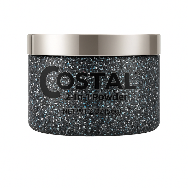 Costal Matching Dip Powder 2 oz. - 407 Black Diamond Star