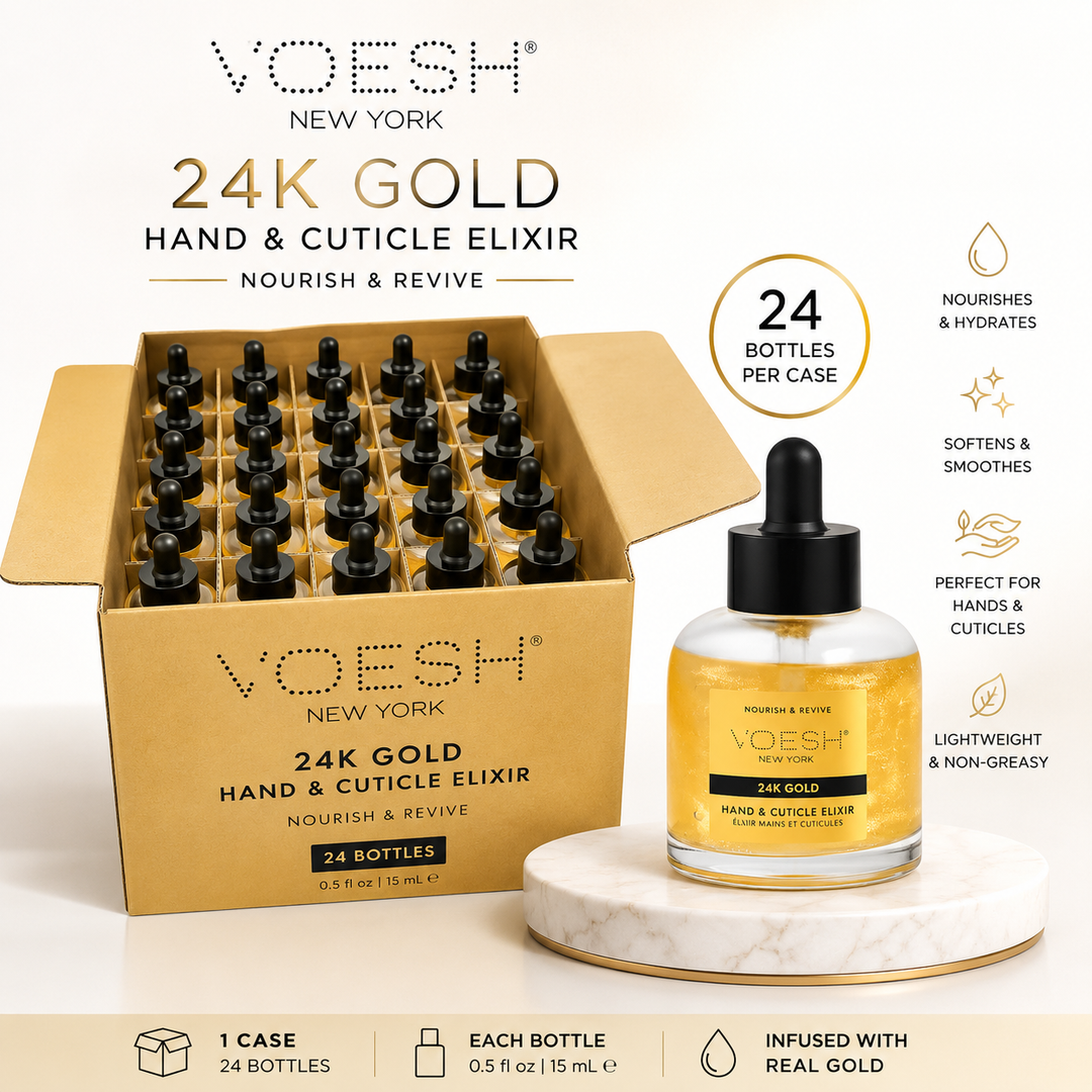 VOESH Hand & Cuticle Elixir Serum | 24K or Noble Diamond 1.69 fl oz.