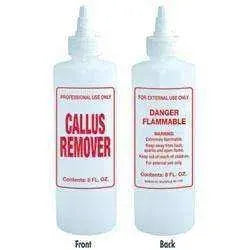8 oz. Plastic Bottle Labeled Callus Remover Plastic Bottle