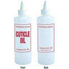8 oz. Plastic Bottle Labeled Cuticle Oil