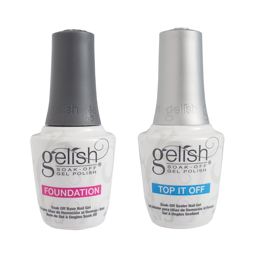 Gelish Dynamic Duo Base Foundation & Top It Off Gel Set 0.5oz