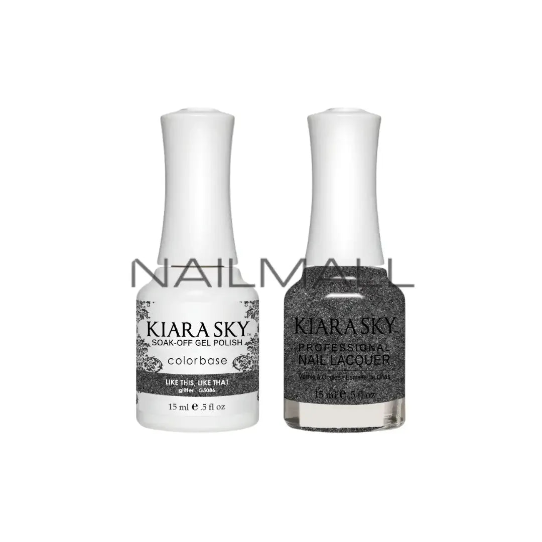 Little Black Dress	5086 - Kiara Sky	All in One	Gel Duo	Matching Gel and Nail Polish