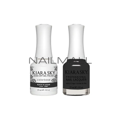 Kiara Sky	All in One	Gel Duo	Matching Gel and Nail Polish	Black Tie Affair	5087