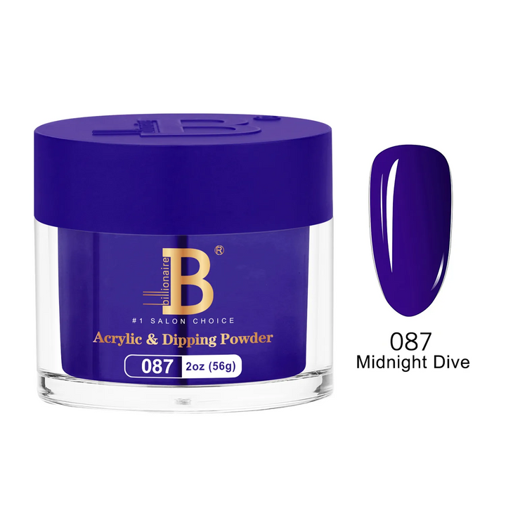 Billionaire Dip Acrylic Powder - Imperial Collection - Midnight Dive (087)