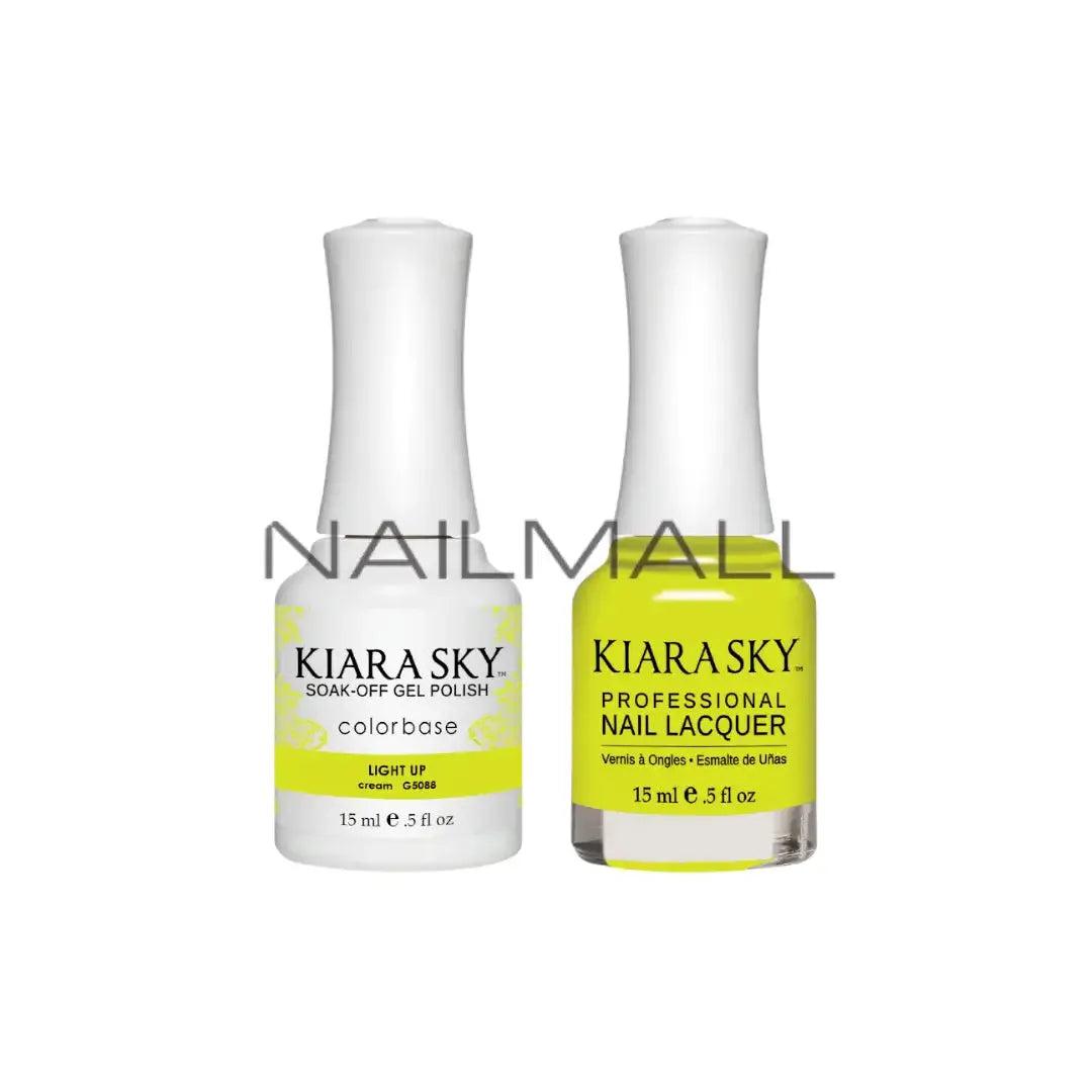 Light Up	5088 - Kiara Sky	All in One	Gel Duo	Matching Gel and Nail Polish