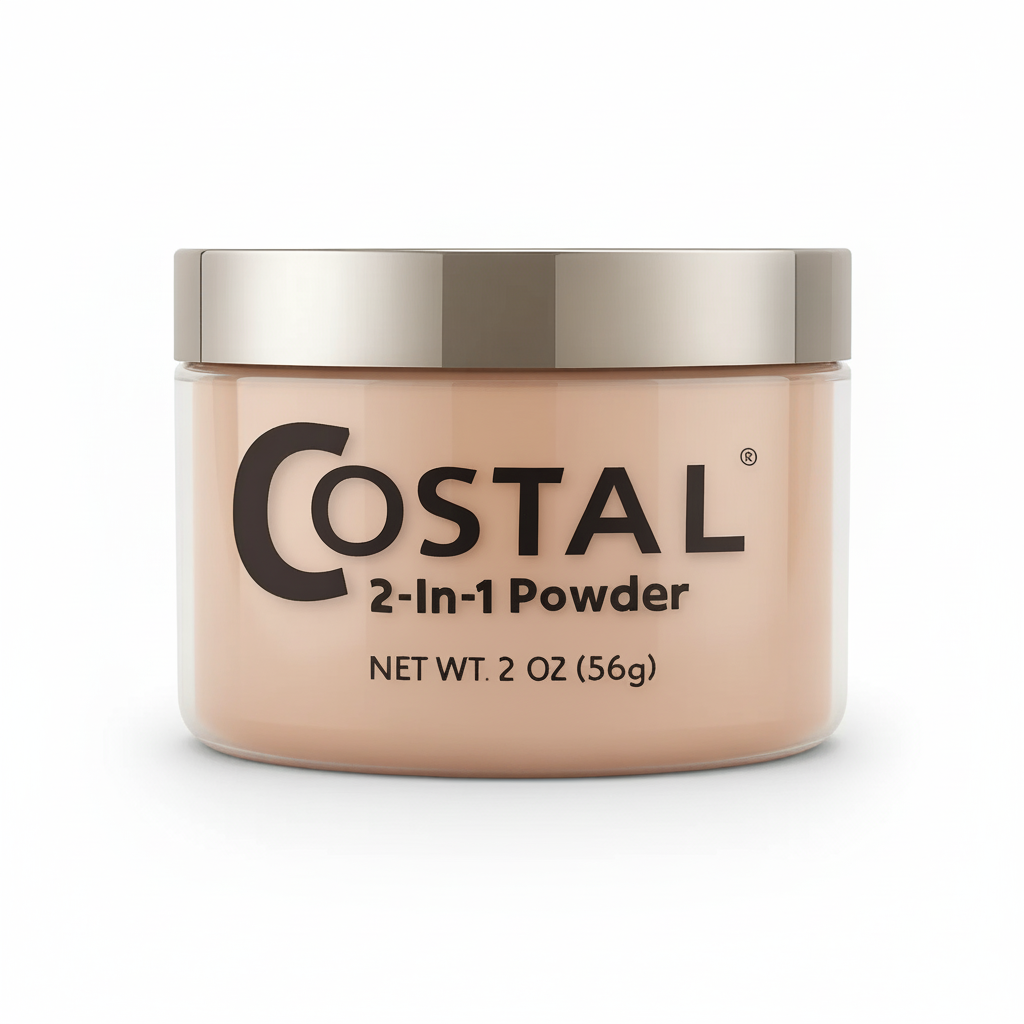 Costal and DND Daisy Matching Dip Powder 2 oz. - 887 Glass Peach