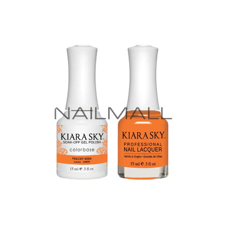 Peachy Keen	5090 - Kiara Sky	All in One	Gel Duo	Matching Gel and Nail Polish