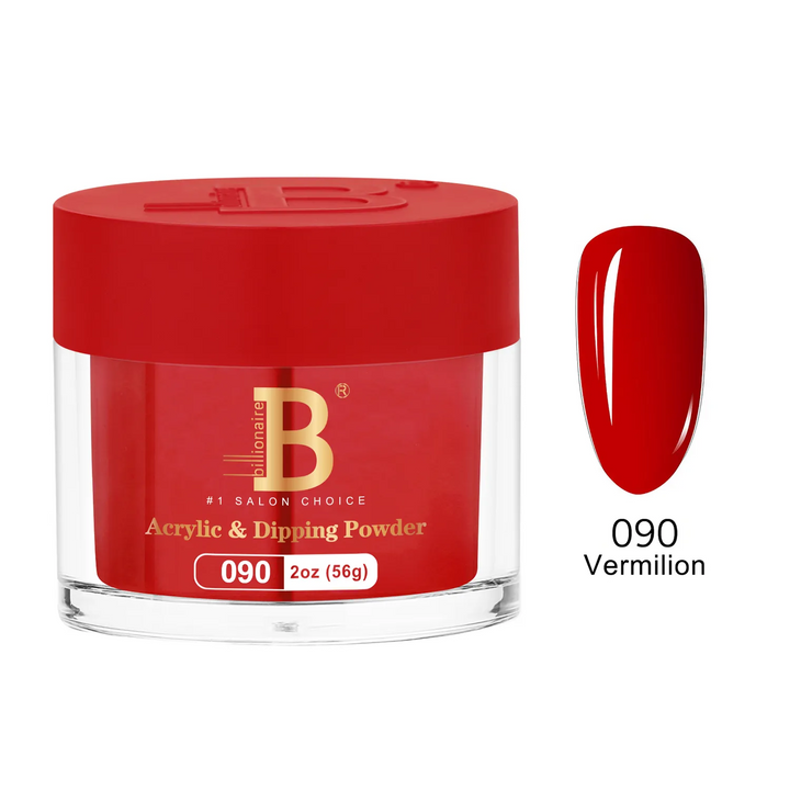 Billionaire Dip Acrylic Powder - Imperial Collection - Vermilion (090)