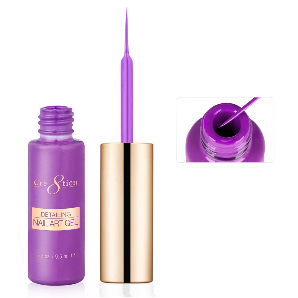 Cre8tion Detailing Nail Art Gel - Winter Collection (18 Colors)