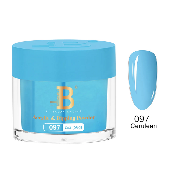 Billionaire Dip Acrylic Powder - Imperial Collection - Cerulean (097)