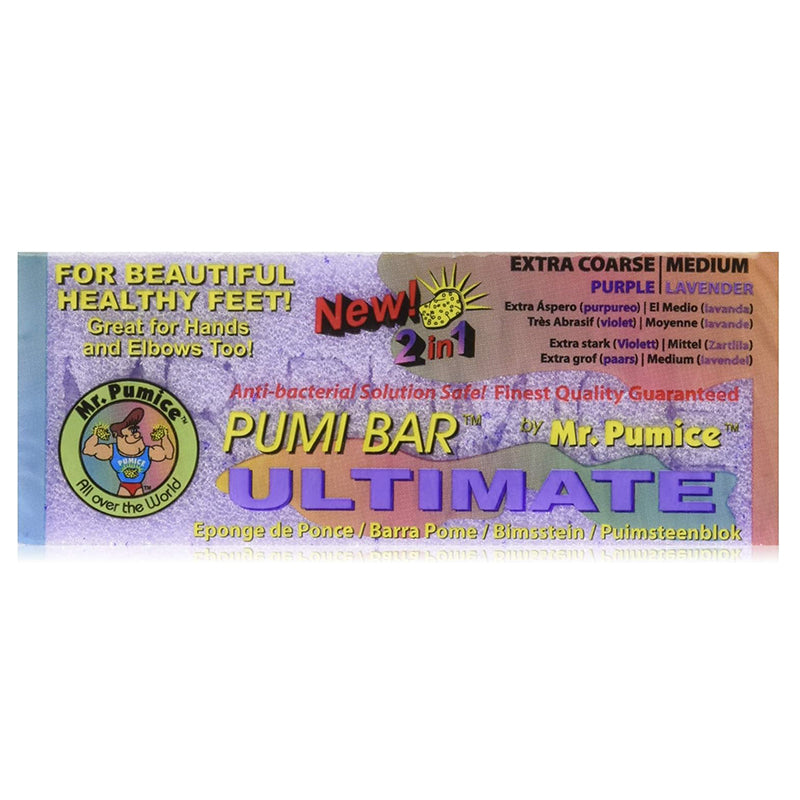 Mr. Pumice - Ultimate PUMI Bar: 2-in-1 Dual-Grit (Extra Coarse | Medium)