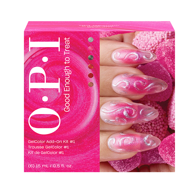 OPI GelColor Holiday 2025 - Good Enough to Treat GelColor Add-On Kit #1 Collection (6 pcs.)