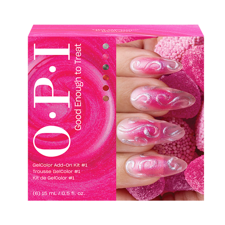 OPI GelColor Holiday 2025 - Good Enough to Treat GelColor Add-On Kit #1 Collection (6 pcs.)