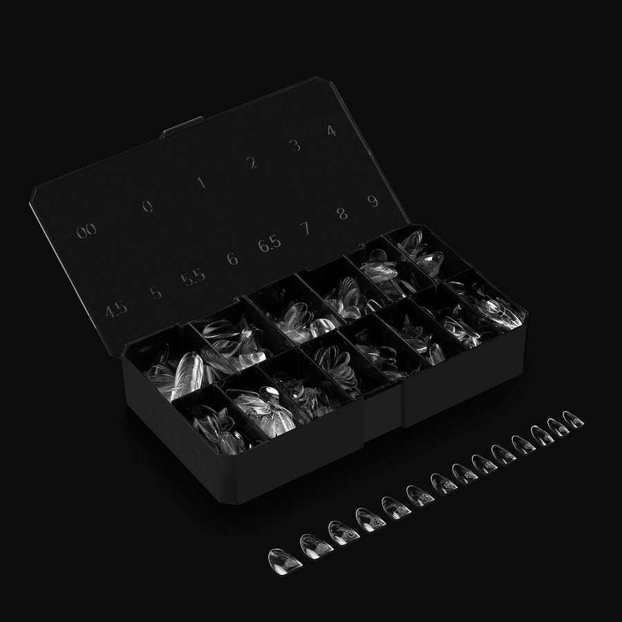 Aprés Gel-X Round Natural & Sculpted Box of Tips - Round (600pcs)