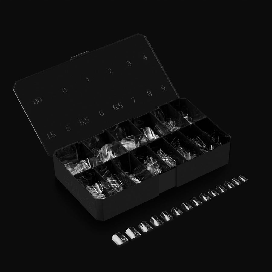 Aprés Gel-X Square Natural & Sculpted Box of Tips - Square (600pcs)