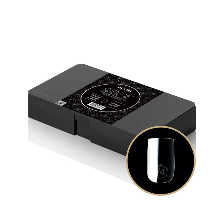 Aprés Gel-X Square Natural & Sculpted Box of Tips - Square (600pcs)