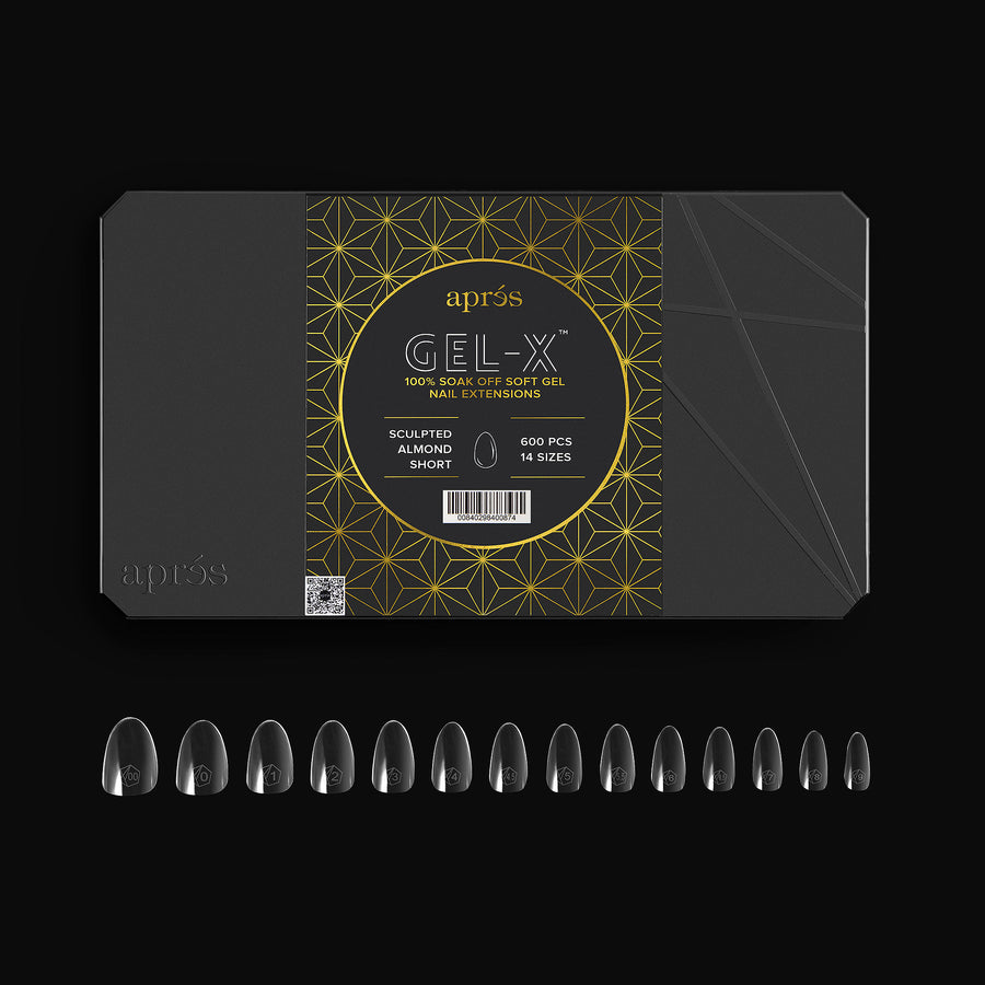 Aprés Gel-X Almond Natural & Sculpted Box of Tips - Almond (600pcs)
