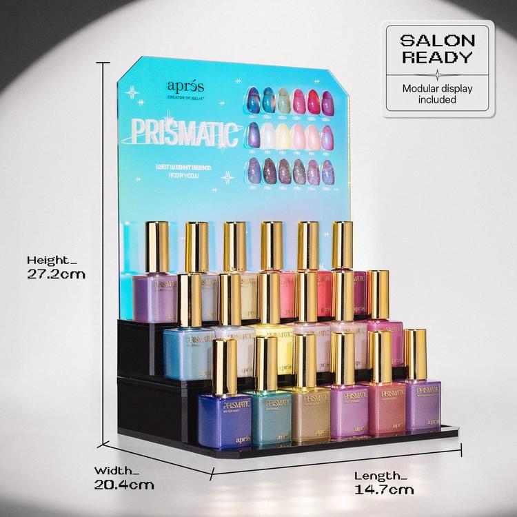 Apres Gel Couleur - Prismatic 18 pcs Collection w/ Display