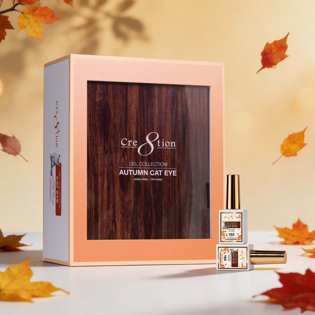 Cre8tion Cat Eye Gel Autumn Collection Kit - 24 Colors Gel Collection