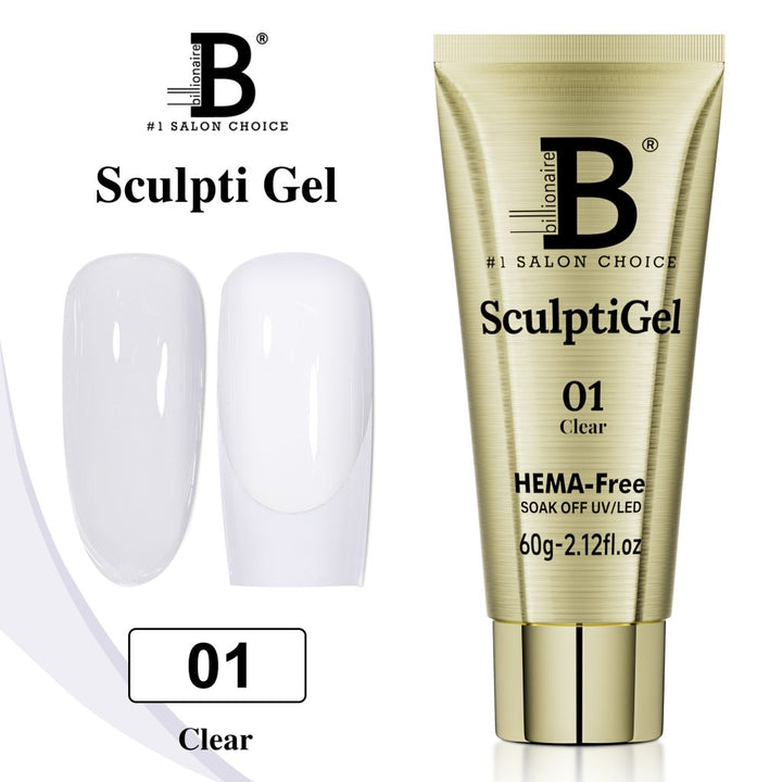 Billionaire Sculptigel Poly Gel - 01 Clear