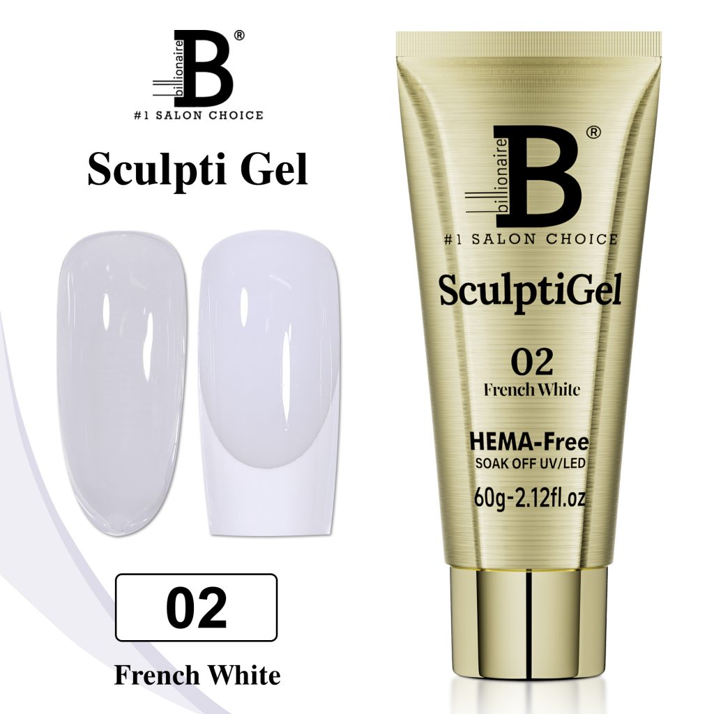 Billionaire Sculptigel Poly Gel - 02 French White