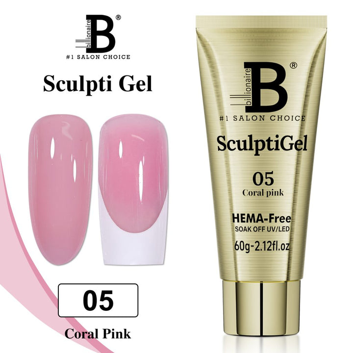 Billionaire Sculptigel Poly Gel - 05 Coral Pink