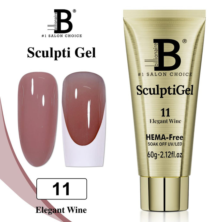 Billionaire Sculptigel Poly Gel - 11 Elegant Wine