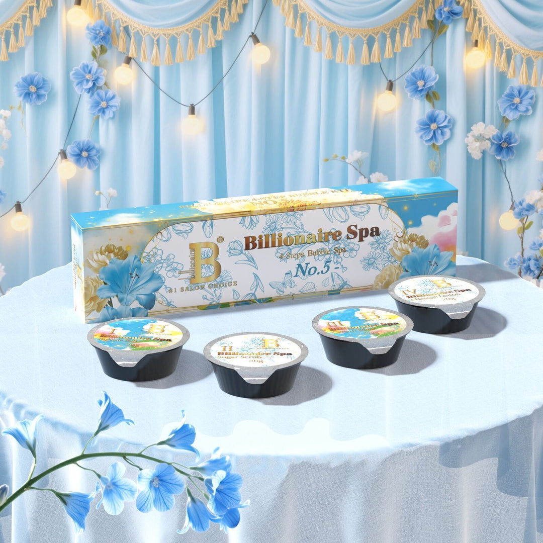 Billionaire Bubble Spa Nail Deluxe Pedicure Kit 4 Steps - No. 5