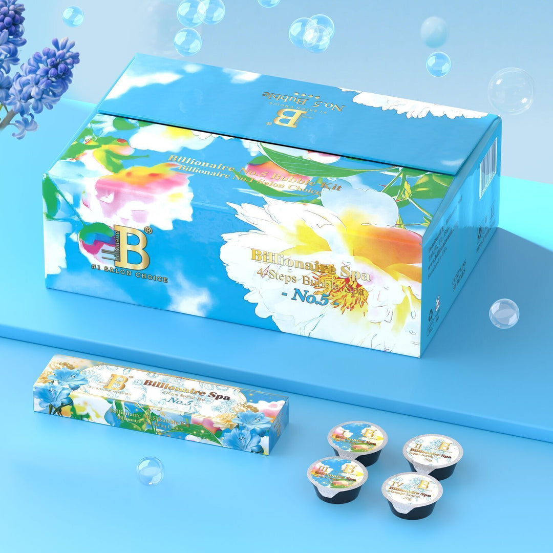 Billionaire Bubble Spa Nail Deluxe Pedicure Kit 4 Steps - No. 5