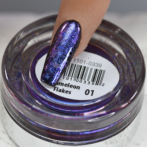 Cre8tion Nail Art Effect Flakes 0.5g - Chameleon Flakes C01