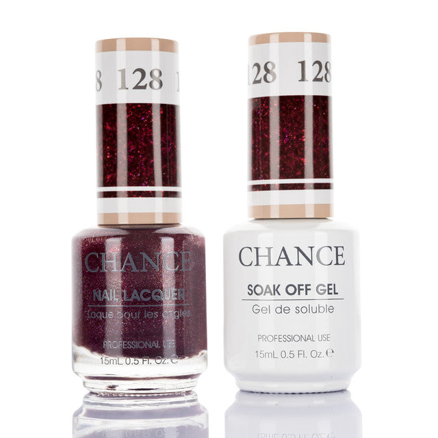 128 - Cre8tion Chance - Roses are Red Collection Matching Gel & Lacquer Set