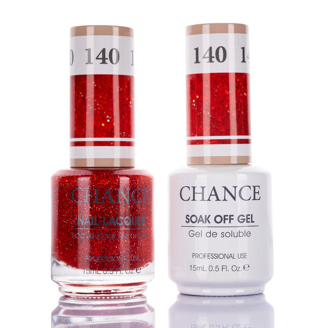 140 - Cre8tion Chance - Roses are Red Collection Matching Gel & Lacquer Set
