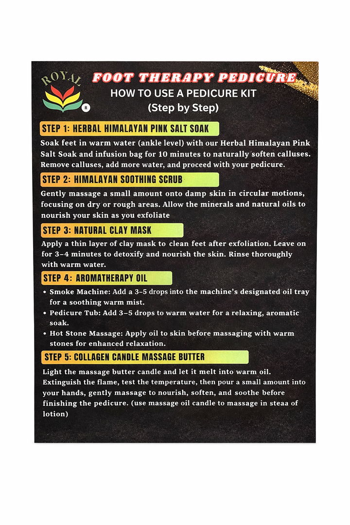 Royal 5-in-1 Foot Therapy Pedicure Kit – Royal Signature | Herbal Bliss