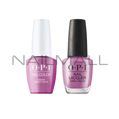 OPI 	Matching Gelcolor and Nail Polish - S030	I Can Buy Myself Violets