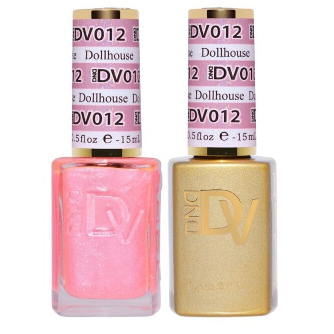 DND DV 012 DOLLHOUSE - DND Diva Gel Nail Polish Duo