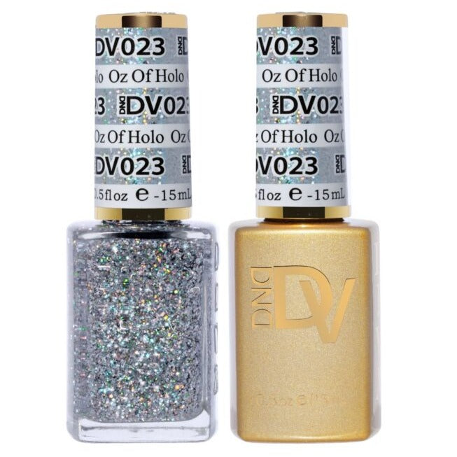 DND DV 023 OZ OF HOLO - DND Diva Gel Nail Polish Duo