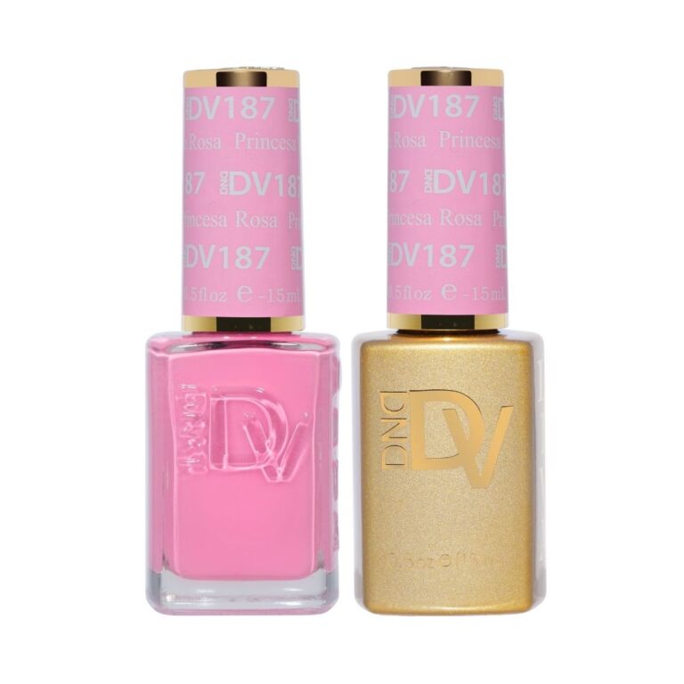 DND DV 187 PRINCESA ROSA - DND Diva Gel Nail Polish Duo