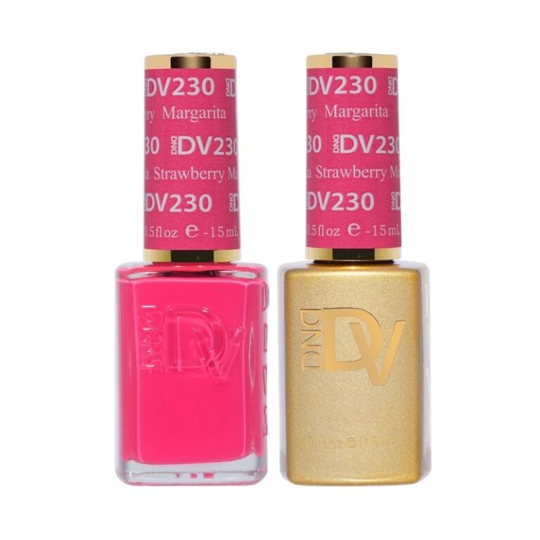 DND DV 230 STRAWBERRY MARGARITA - DND Diva Gel Nail Polish Duo