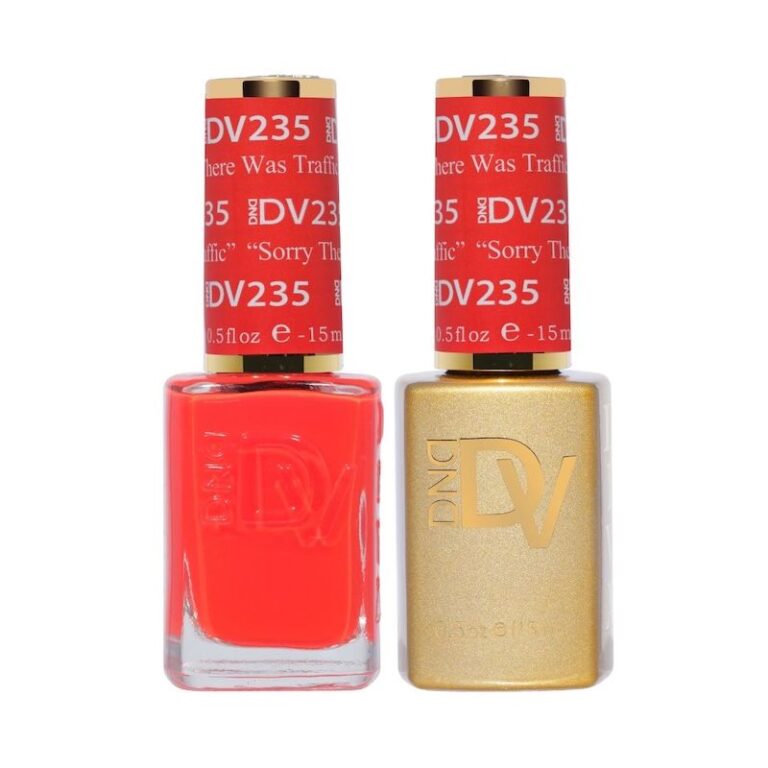 DND DV 235 SORRY THERE WAS TRAFFIC - DND Diva Gel Nail Polish Duo
