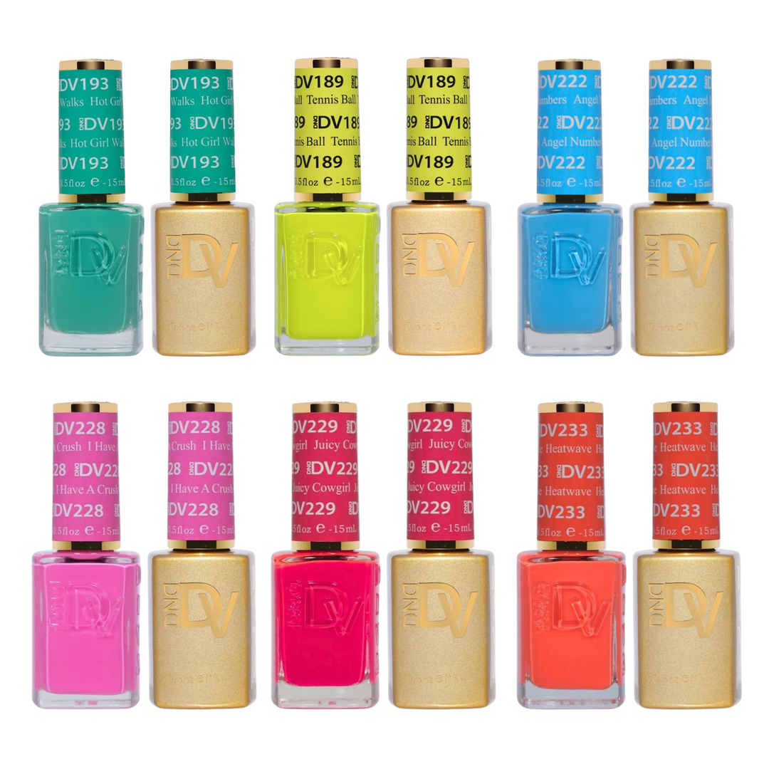 DND Diva Gel & Polish 6pc Bundle - Summer Collection Special