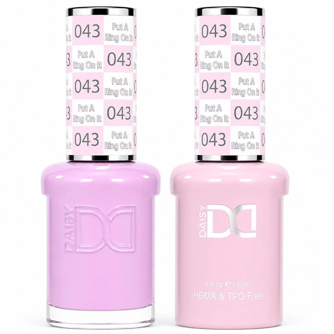 DND HEMA & TPO FREE Gel Polish Duo - 043 Put a Ring on It