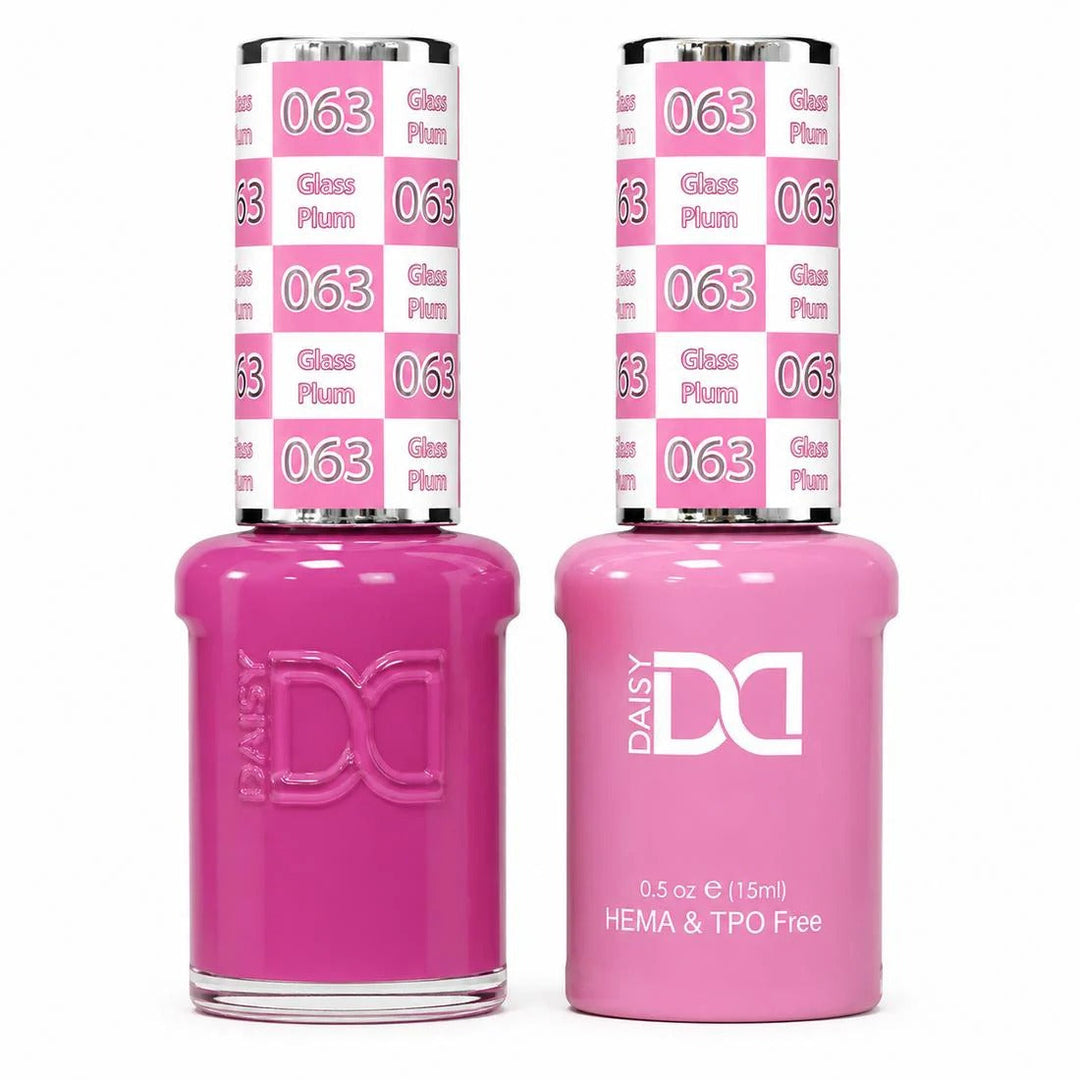 DND HEMA & TPO FREE Gel Polish Duo - 063 Glass Plum