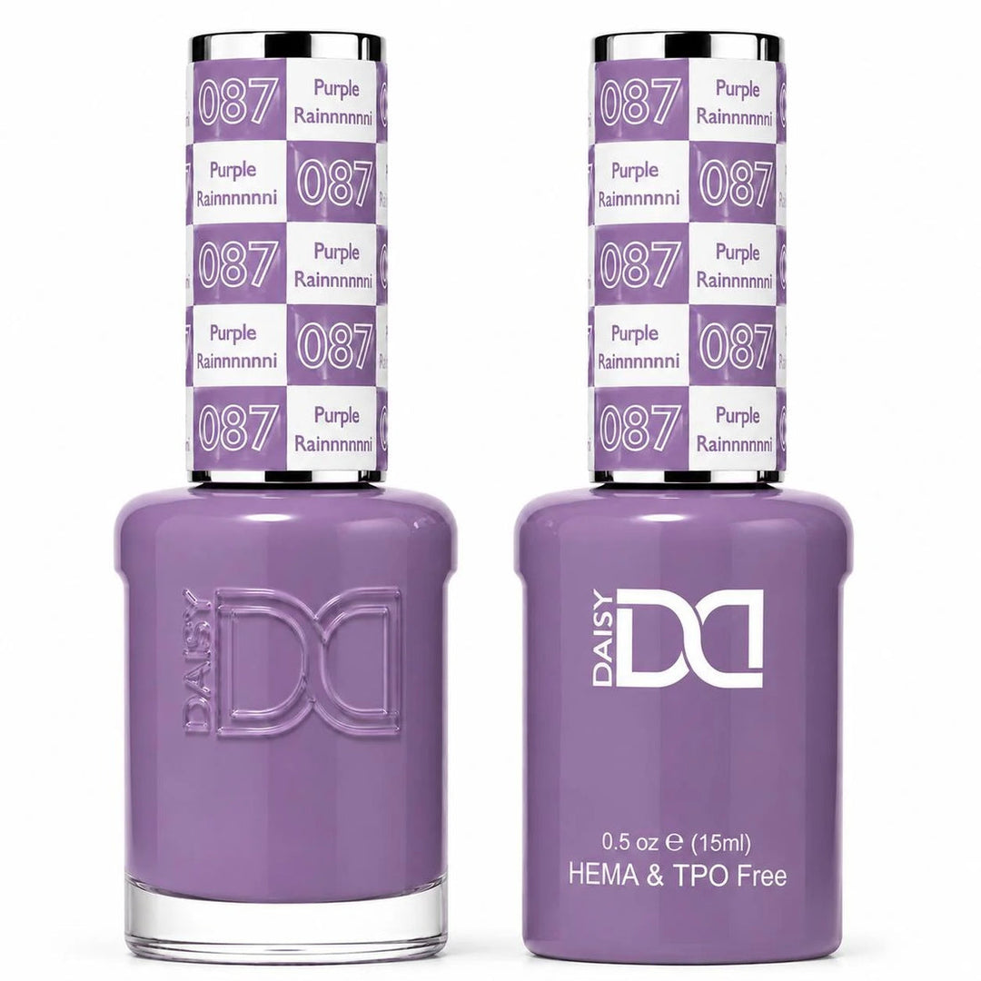 DND HEMA & TPO FREE Gel Polish Duo - 087 Purple Rainnnnnn!