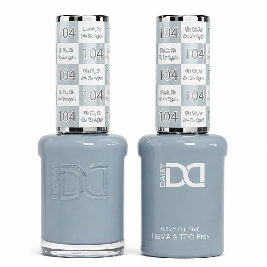 DND HEMA & TPO FREE Gel Polish Duo - 104 Uh Oh, Air We Go Again