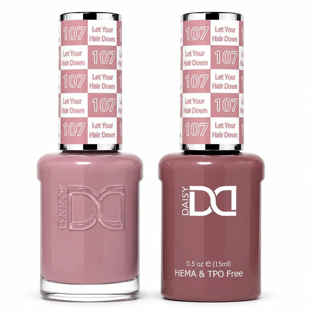 DND HEMA & TPO FREE Gel Polish Duo - 107 Let Your Hair Down