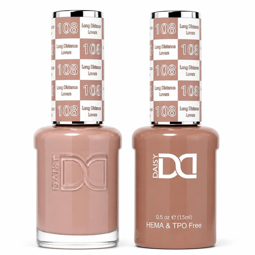 DND HEMA & TPO FREE Gel Polish Duo - 108 Long Distance Lovers