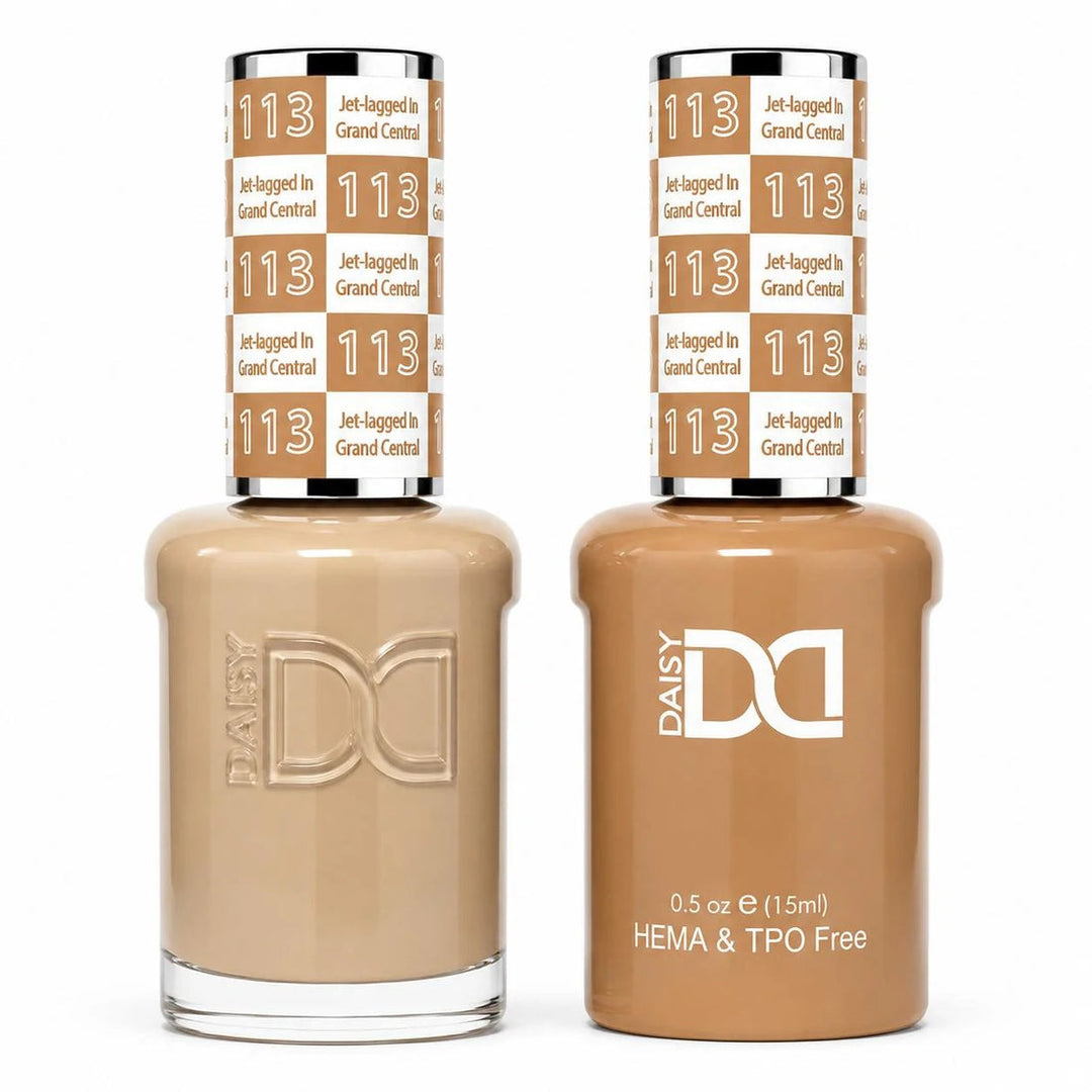 DND HEMA & TPO FREE Gel Polish Duo - 113 Jet-Lagged in Grand Central
