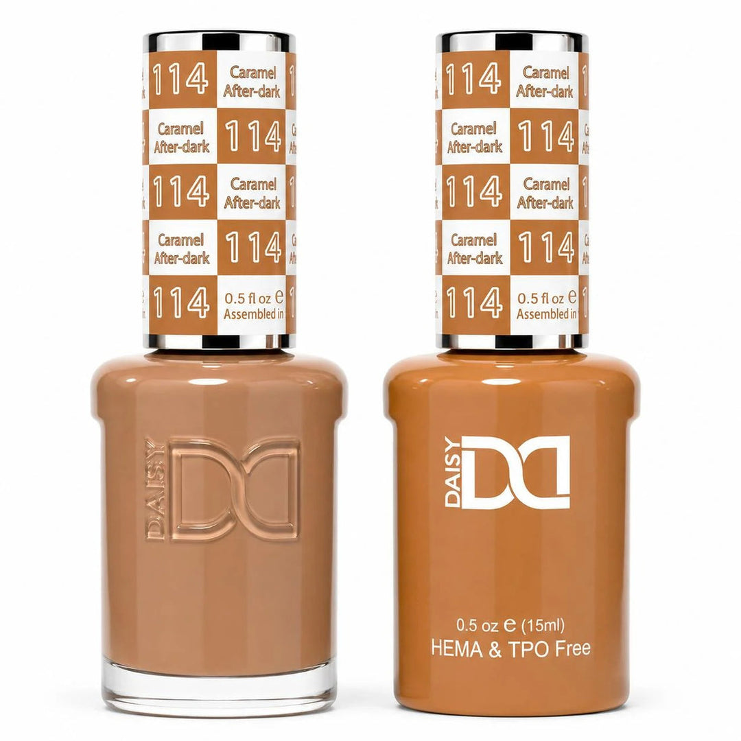DND HEMA & TPO FREE Gel Polish Duo - 114 Caramel Afterdark
