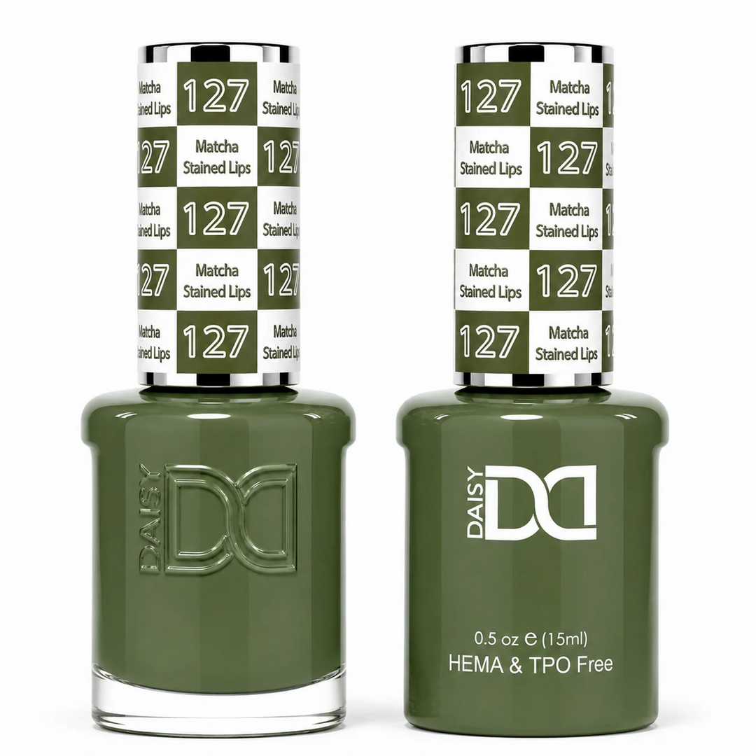 DND HEMA & TPO FREE Gel Polish Duo - 127 Matcha Stained Lips